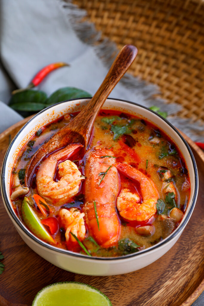 Tom Yum Kung, Tom Yum Recipe & Video - Seonkyoung Longest